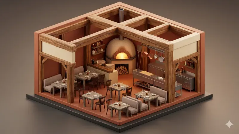 Restaurant Interior 3D Design Assets