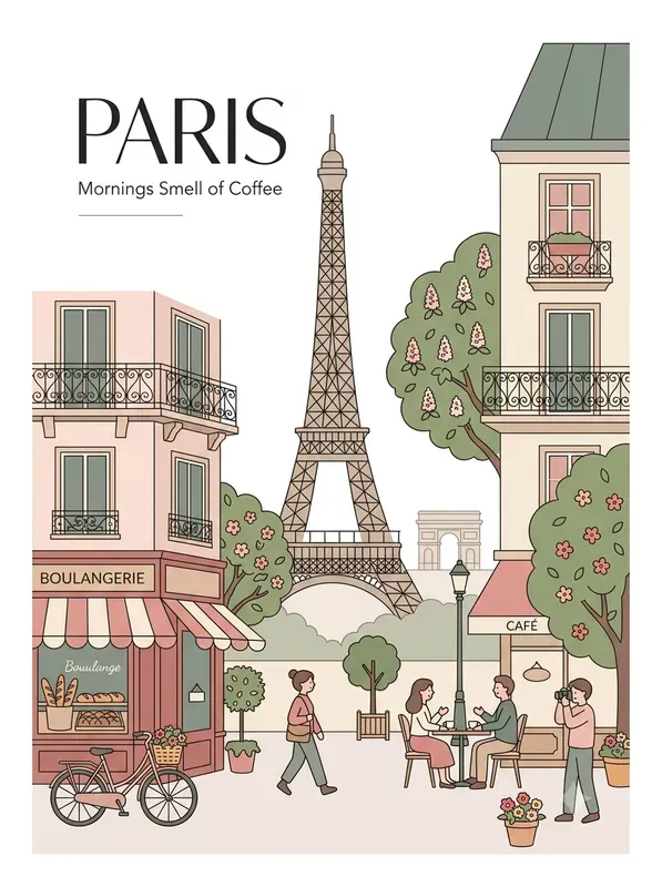 Minimal Travel Poster Illustrations