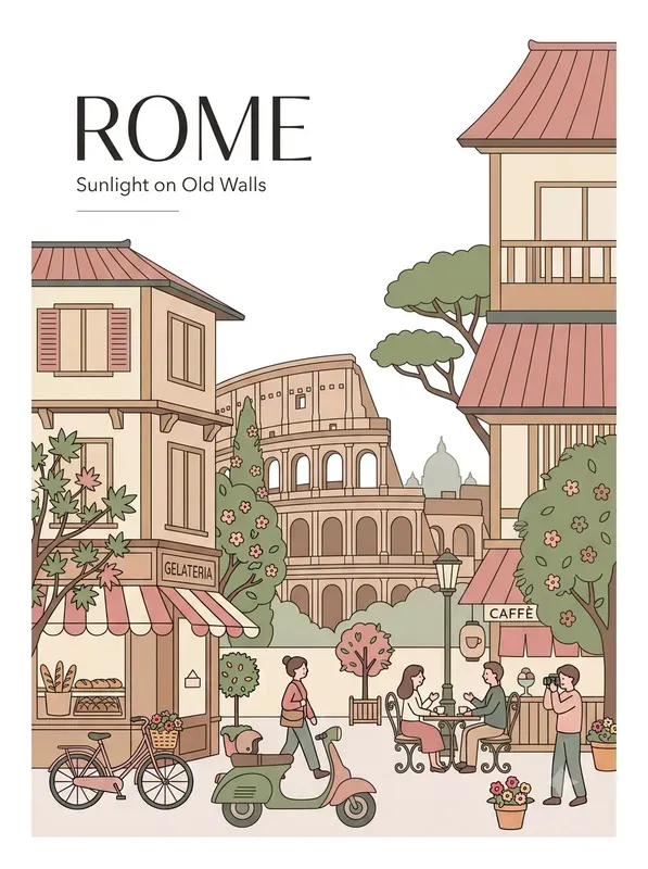 Minimal Travel Poster Illustrations