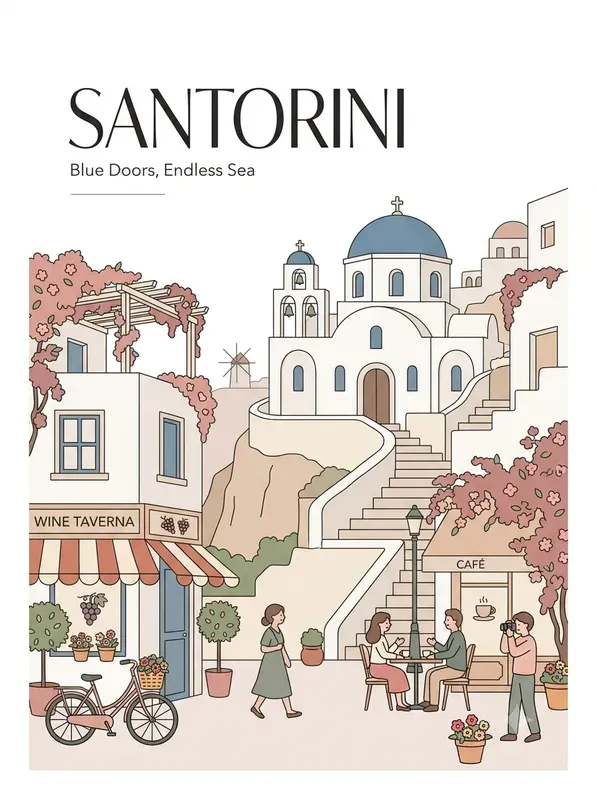 Minimal Travel Poster Illustrations