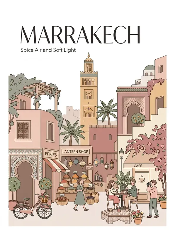 Minimal Travel Poster Illustrations