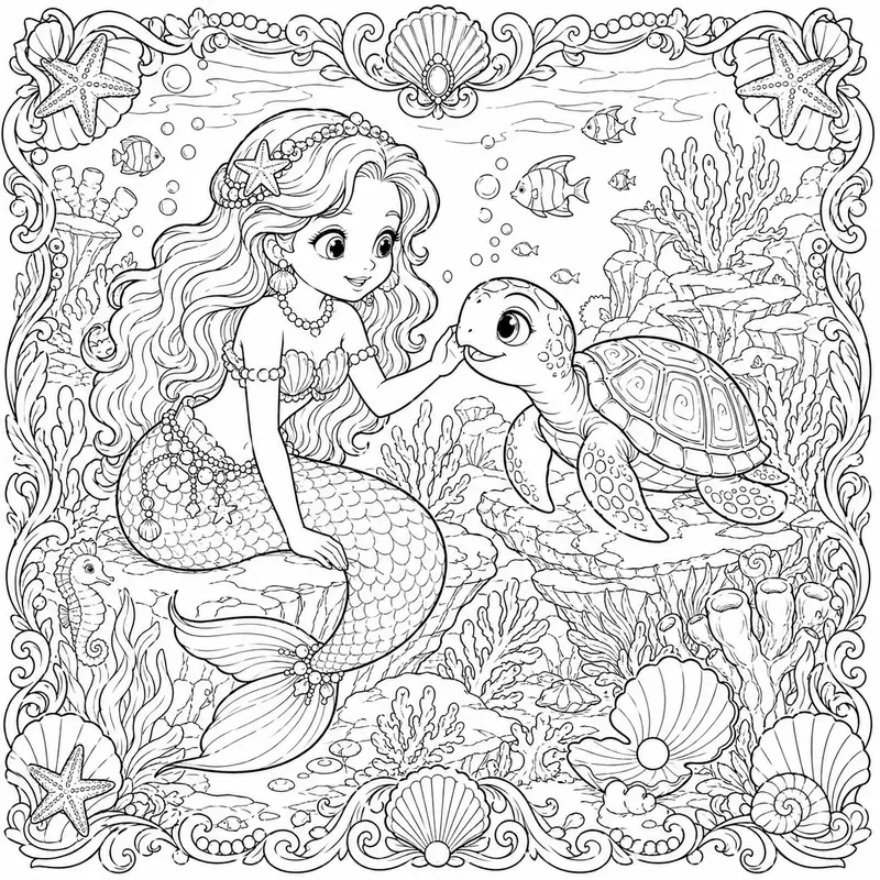 Whimsical Fairytale Coloring