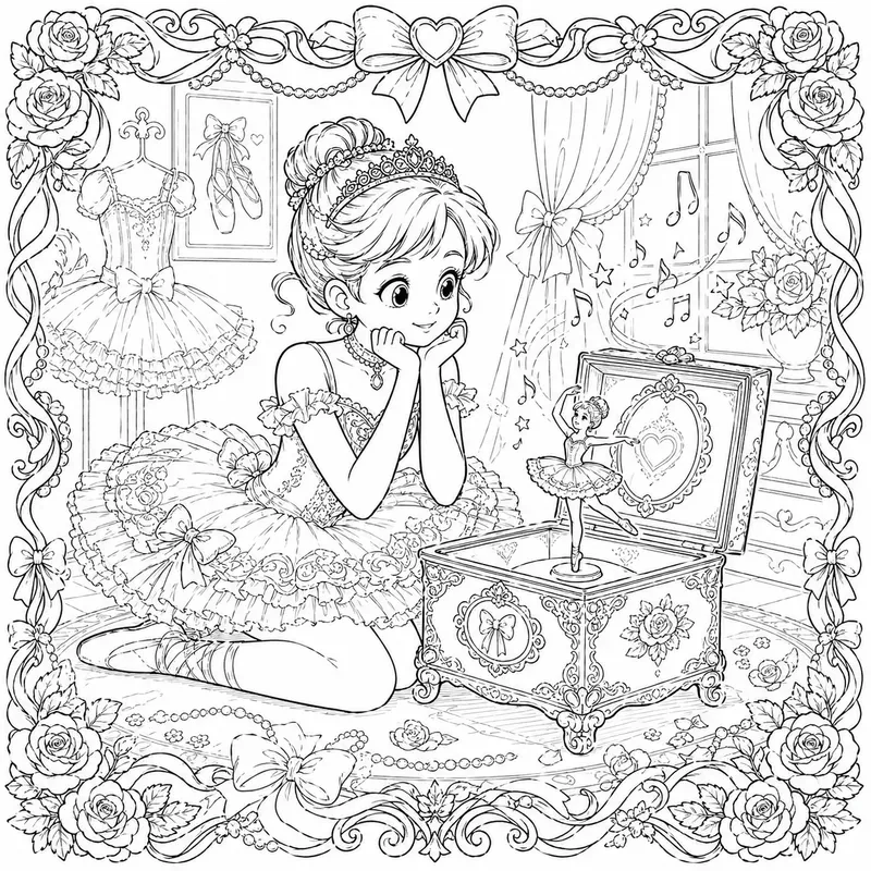Whimsical Fairytale Coloring