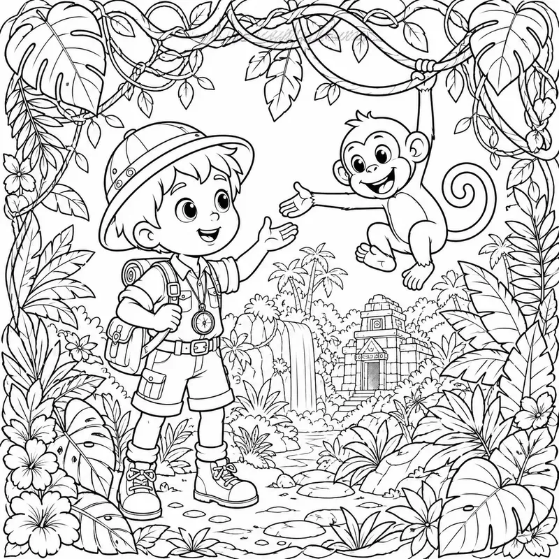 Whimsical Fairytale Coloring