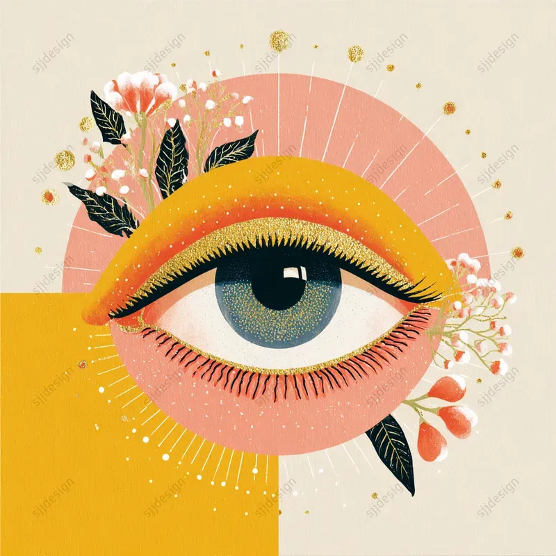 Vintage Modern Folk Art Illustrations