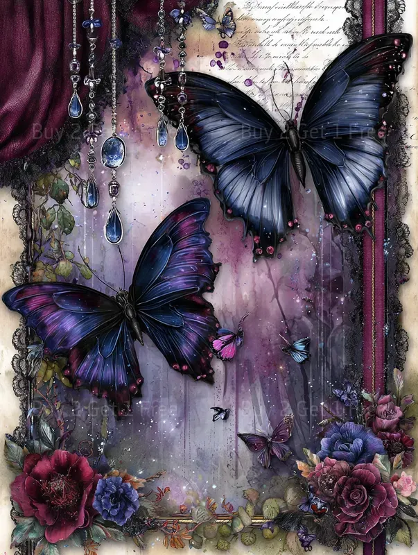 Dark Butterfly Junk Journals