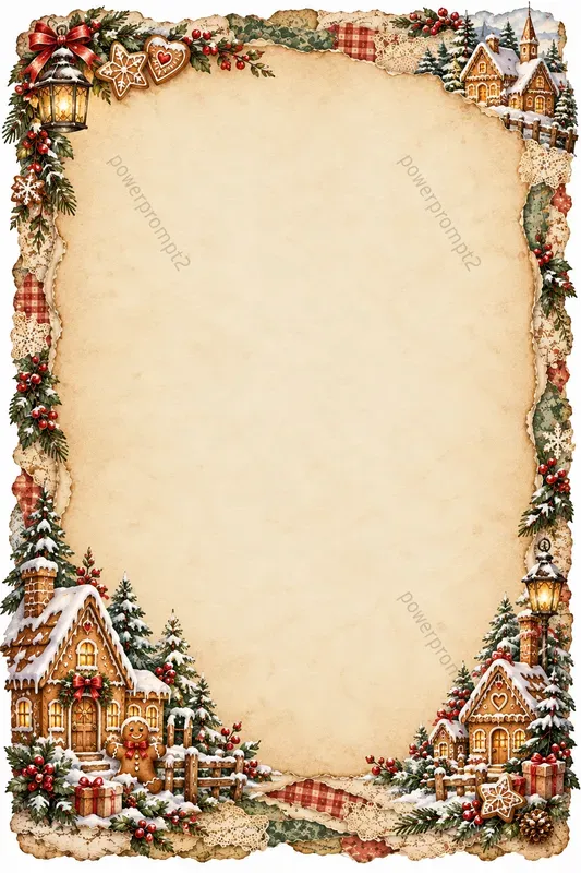 Vintage Storybook Journal Borders