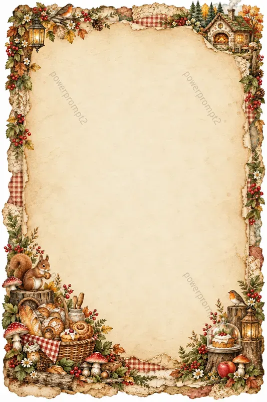 Vintage Storybook Journal Borders