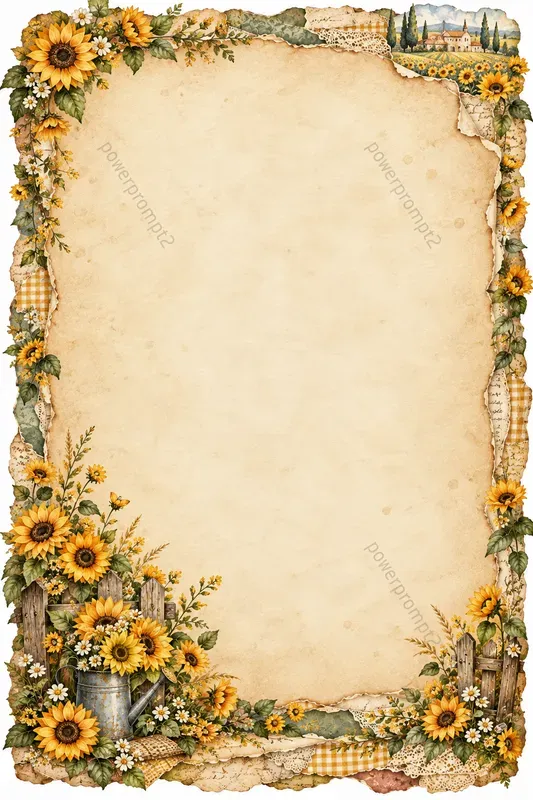 Vintage Storybook Journal Borders
