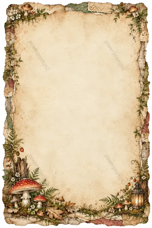 Vintage Storybook Journal Borders