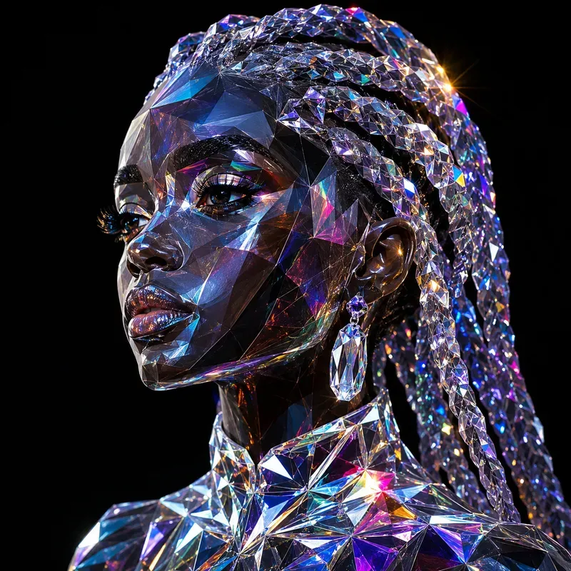 Prismatic Crystal Portrait Creators