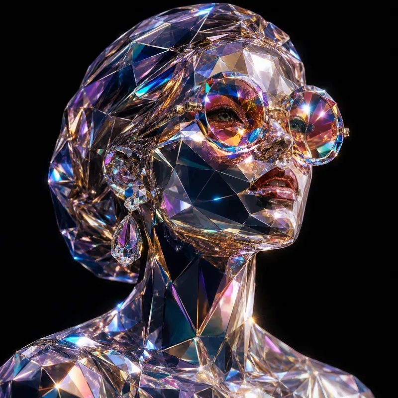 Prismatic Crystal Portrait Creators