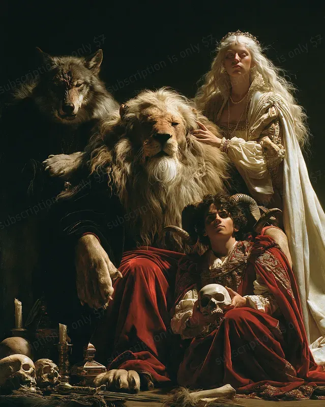 Dark Renaissance Relic Portraits