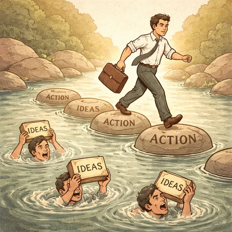 Action Beats Ideas Always Win