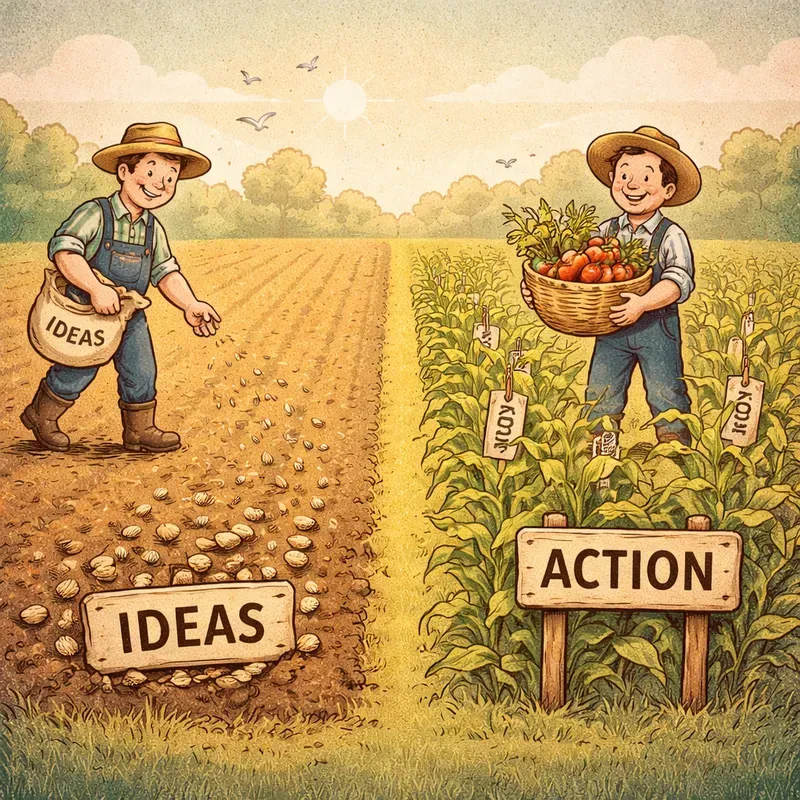 Action Beats Ideas Always Win