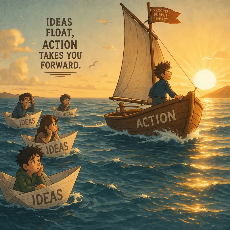 Action Beats Ideas Always Win