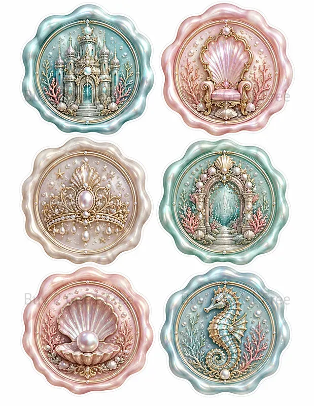 Printable Faux Wax Seal Medallions
