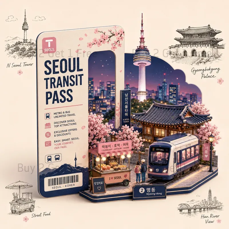 Travel Card Landmark Posters