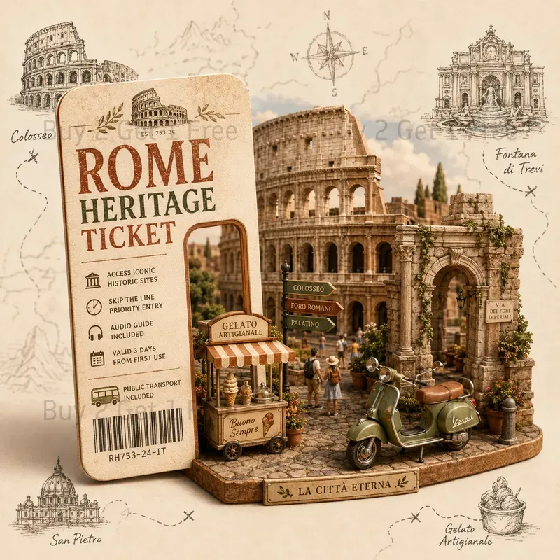 Travel Card Landmark Posters