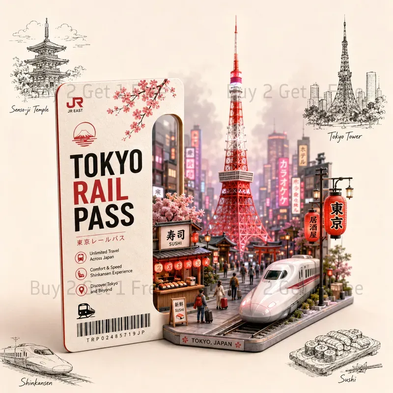 Travel Card Landmark Posters