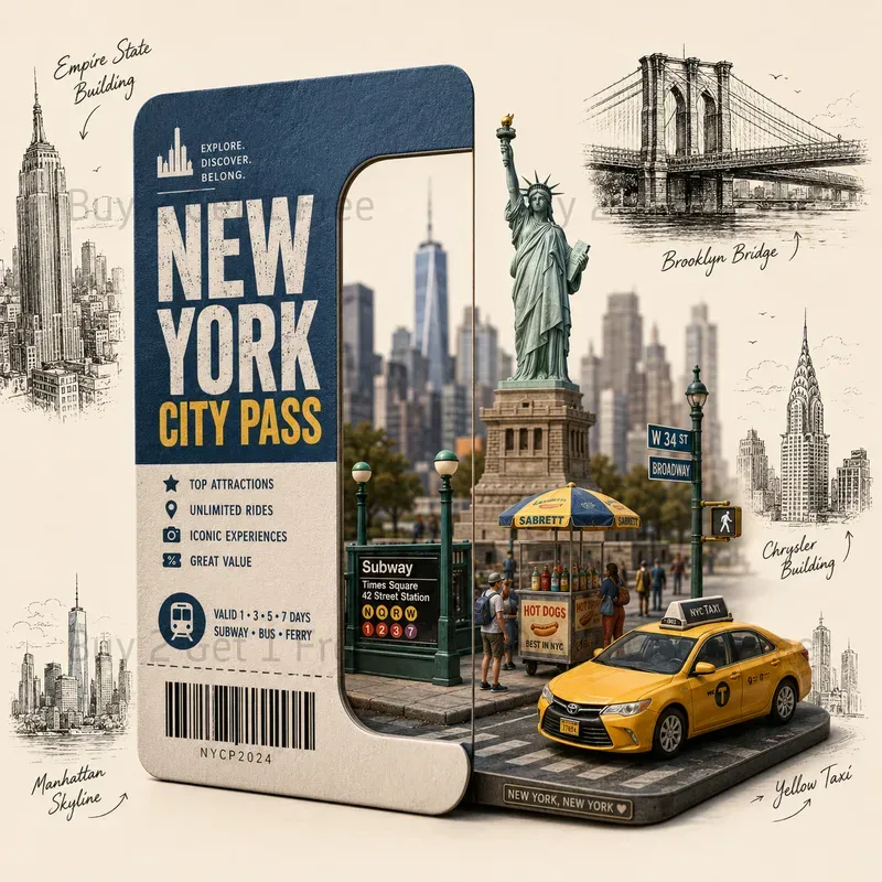 Travel Card Landmark Posters