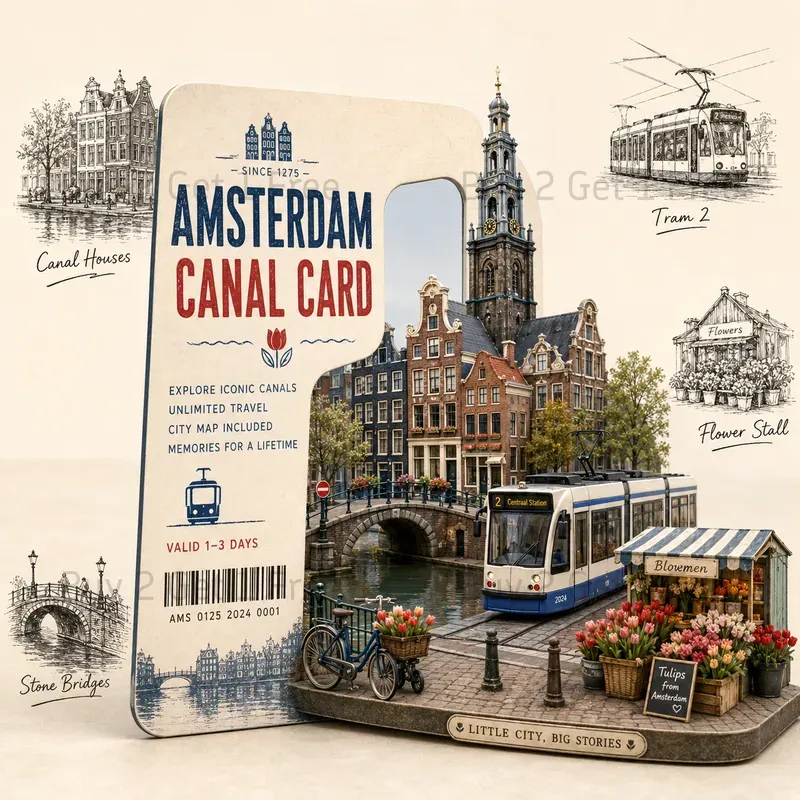 Travel Card Landmark Posters