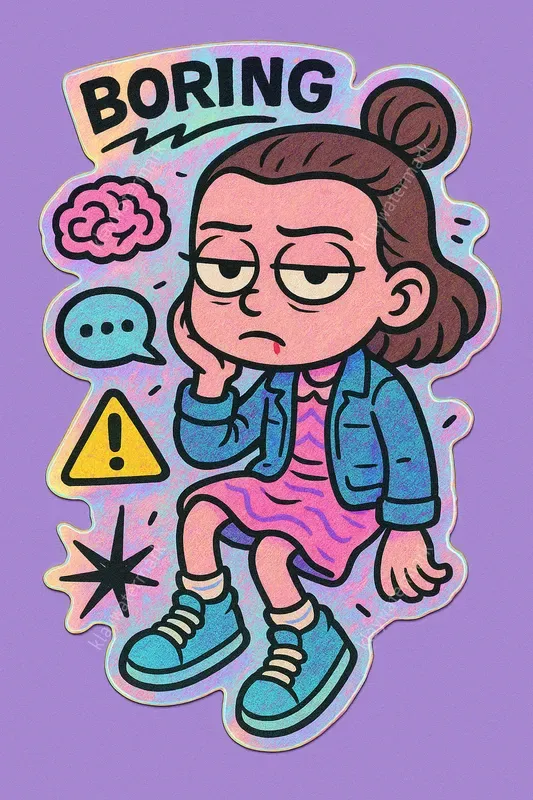 Holographic Stickers Famous Characters