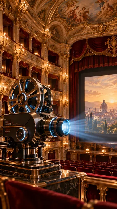 Old Palazzos Utopia And Futuristic Objects
