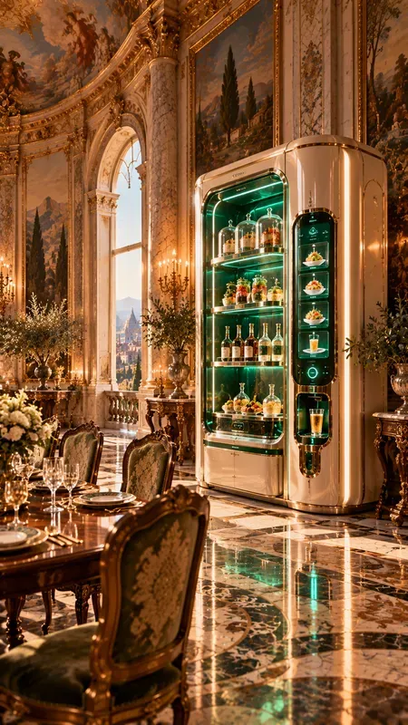 Old Palazzos Utopia And Futuristic Objects