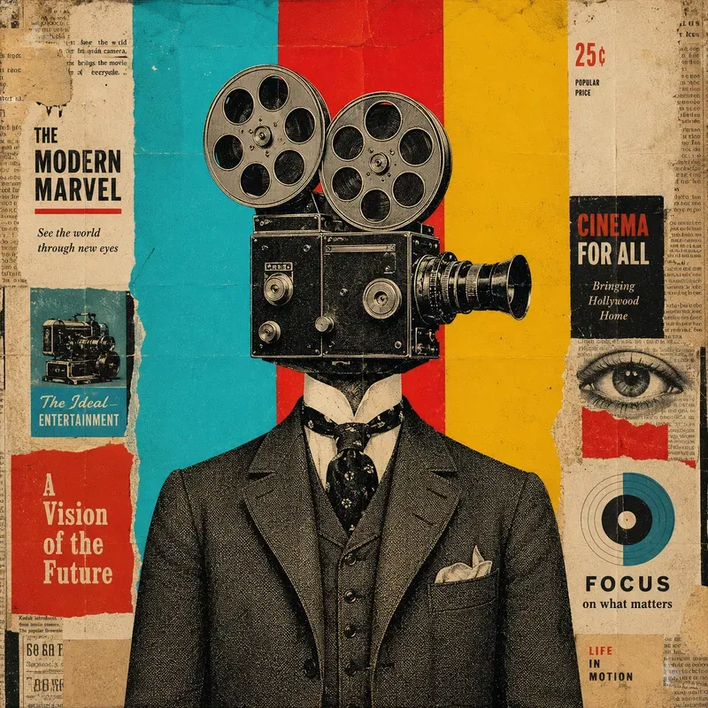 Vintage Surreal Retro Collage Posters