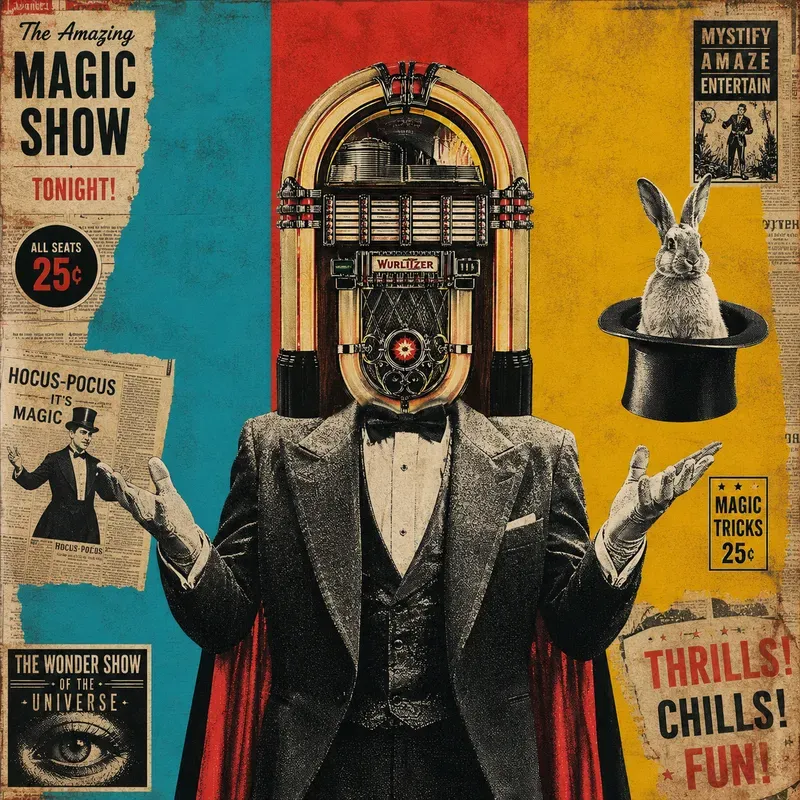 Vintage Surreal Retro Collage Posters