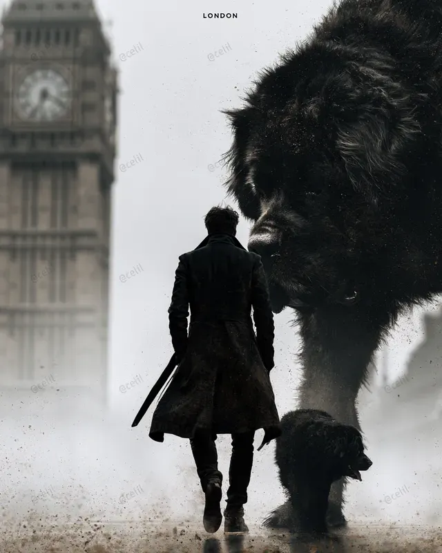 Dark Cinematic City Posters