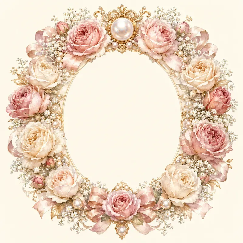 Luxury Birth Flower Crests