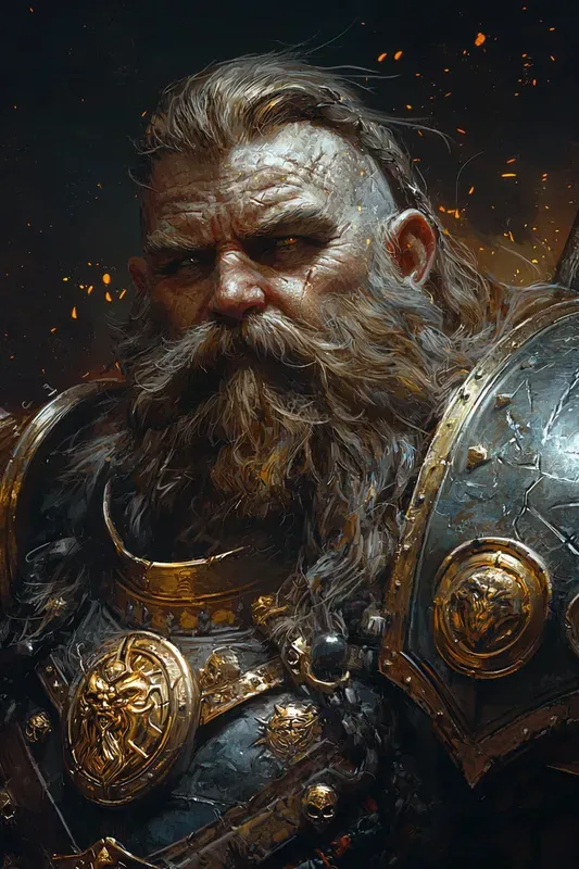 Fantasy Elf Warrior Cinematic RPG Art