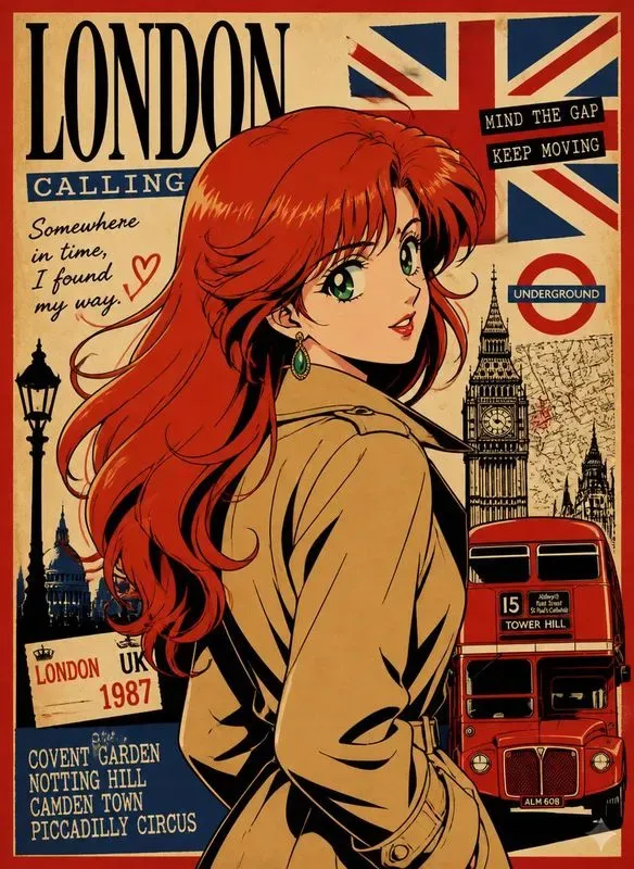 90s Retro Anime Posters