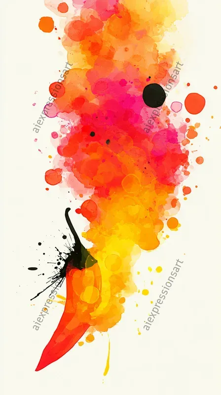Explosive Abstract Culinary Art