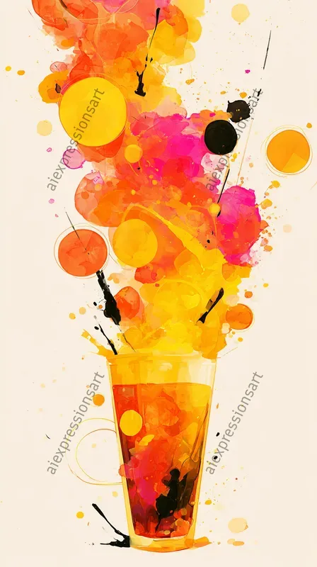 Explosive Abstract Culinary Art
