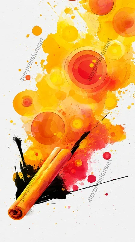 Explosive Abstract Culinary Art