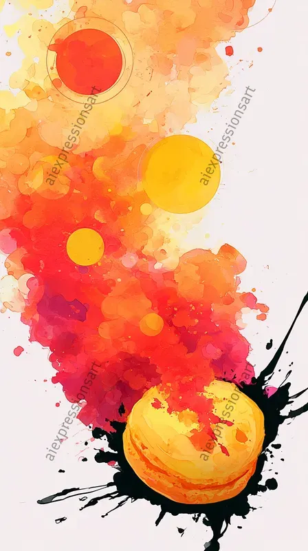 Explosive Abstract Culinary Art