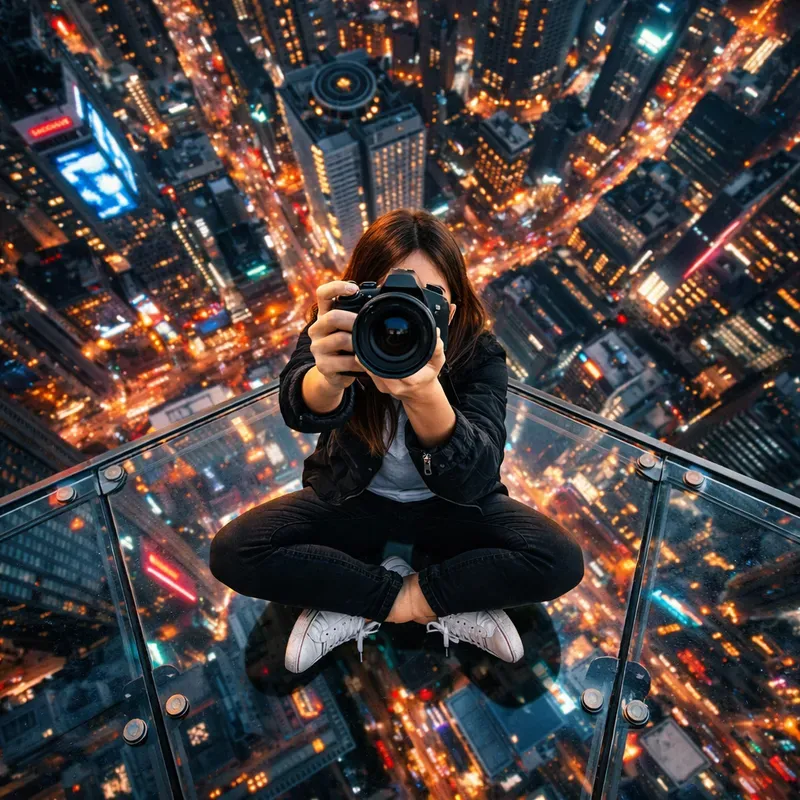 Epic Vertigo Aerial Selfies