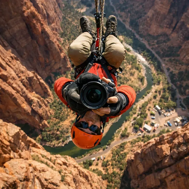 Epic Vertigo Aerial Selfies