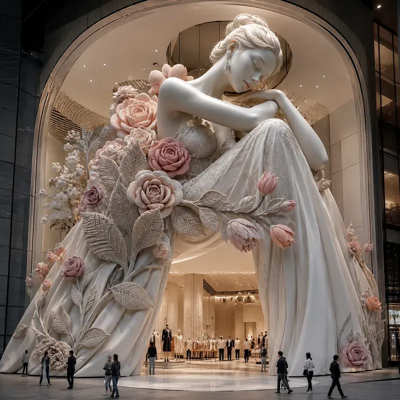 Surreal Textile Fashion Facades