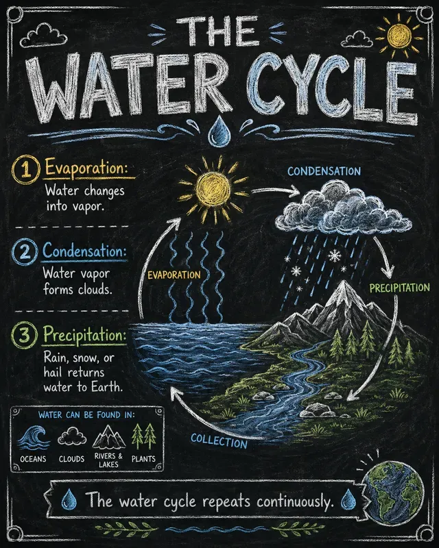 Hand Drawn Chalkboard Infographics