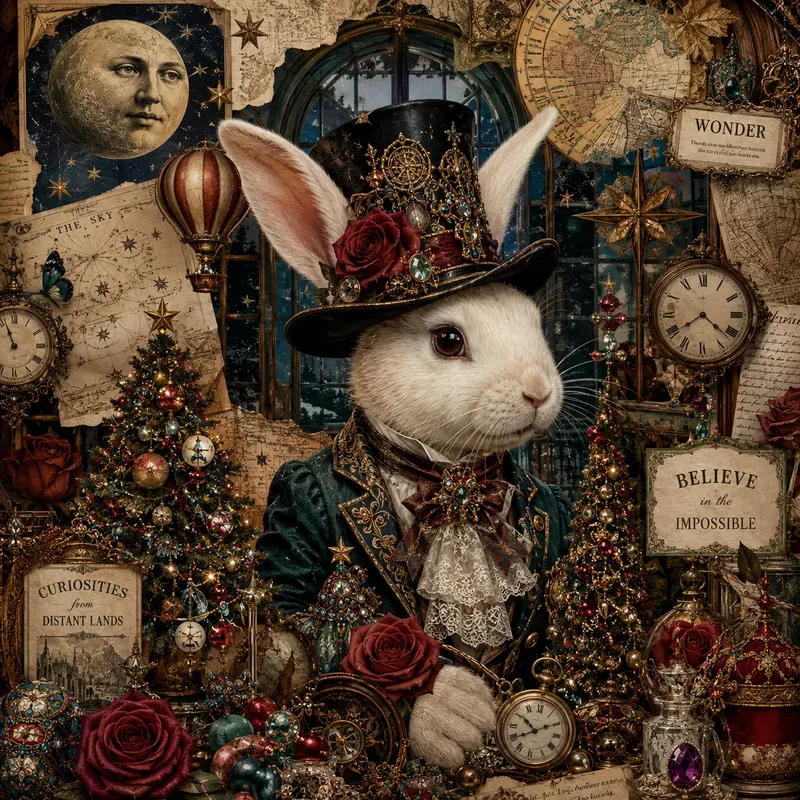 Whimsical Surreal Collage Art