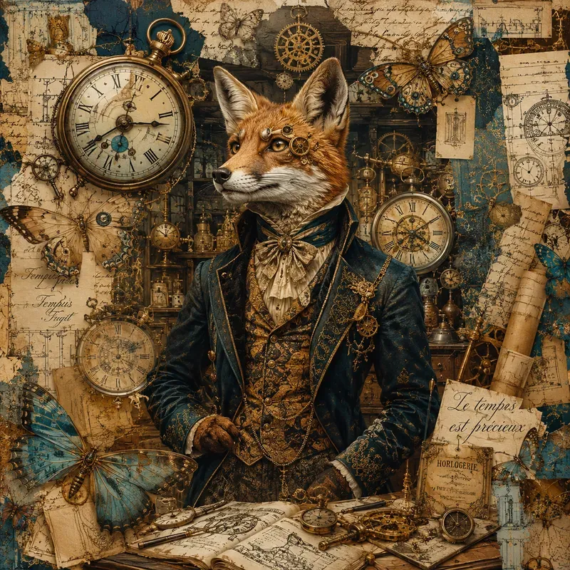Whimsical Surreal Collage Art