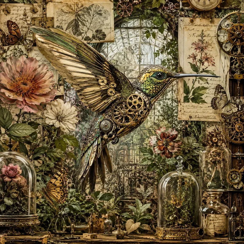 Whimsical Surreal Collage Art