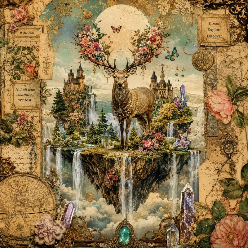 Whimsical Surreal Collage Art