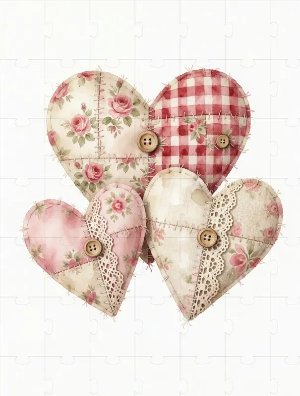 Vintage Watercolor Fabric Cliparts