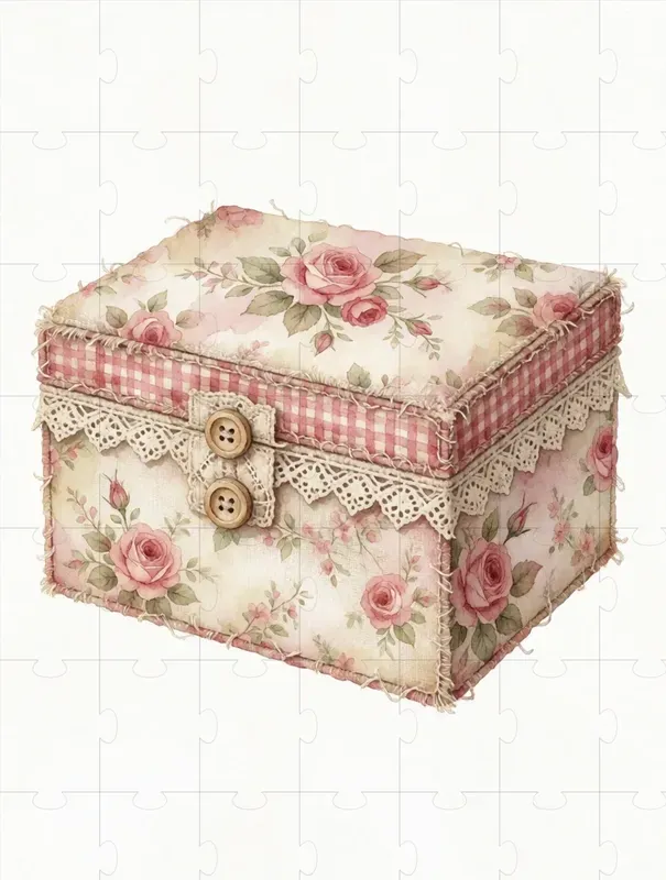 Vintage Watercolor Fabric Cliparts