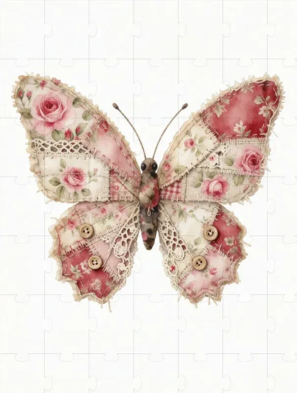 Vintage Watercolor Fabric Cliparts